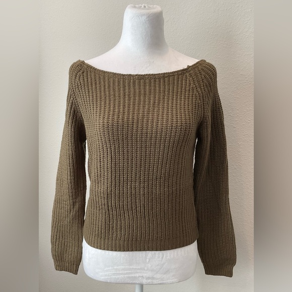 Miracle Sweaters - Cozy Knit Sweater in Olive Green